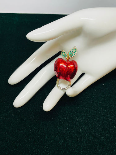 Apple Eyeglasses Holder Brooch/Pendant